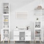 Plywood white gloss bathroom cabinet 80x33x60cm by , bathroom vanities - Ref: Foro24-821270, Price: 105,54 €, Discount: %