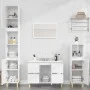 Plywood white gloss bathroom cabinet 80x33x60cm by , bathroom vanities - Ref: Foro24-821270, Price: 105,54 €, Discount: %