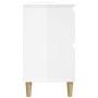 Plywood white gloss bathroom cabinet 80x33x60cm by , bathroom vanities - Ref: Foro24-821270, Price: 105,54 €, Discount: %