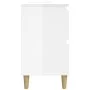 Plywood white gloss bathroom cabinet 80x33x60cm by , bathroom vanities - Ref: Foro24-821270, Price: 105,54 €, Discount: %