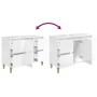 Plywood white gloss bathroom cabinet 80x33x60cm by , bathroom vanities - Ref: Foro24-821270, Price: 105,54 €, Discount: %