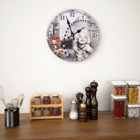 Vintage Marilyn Monroe wall clock 30 cm by , Wall clocks - Ref: Foro24-50628, Price: 18,63 €, Discount: %