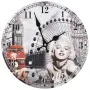 Reloj de pared vintage Marilyn Monroe 30 cm de , Relojes de pared - Ref: Foro24-50628, Precio: 22,40 €, Descuento: %