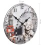 Reloj de pared vintage Marilyn Monroe 30 cm de , Relojes de pared - Ref: Foro24-50628, Precio: 18,46 €, Descuento: %