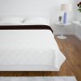 Gepolsterte Bettdecke mit doppelseitigem Beige-Braun-Muster, 230x260 cm. von , Tagesdecken und Bettdecken - Ref: Foro24-13088...
