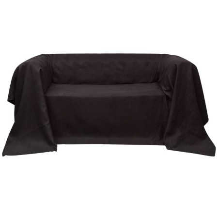 Brown micro-suede sofa cover 270x350 cm by , Covers - Ref: Foro24-130894, Price: 16,79 €, Discount: %