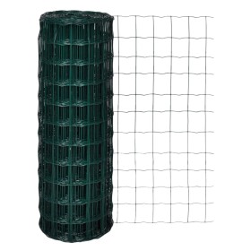Euro-Zaun-Set aus grünem Stahl 25x1,7 m von , Zaunpaneele - Ref: Foro24-142405, Preis: 311,08 €, Rabatt: %