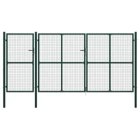 Grünes Gartentor aus Stahl 400x200 cm von , Gartentore - Ref: Foro24-144315, Preis: 681,54 €, Rabatt: %