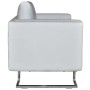 Armchair with chrome legs, white synthetic leather by , Armchairs - Ref: Foro24-241005, Price: 313,21 €, Discount: %