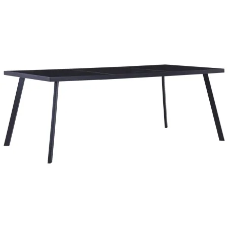 Esstisch aus schwarzem gehärtetem Glas 200x100x75 cm von , Küchen- und Esstische - Ref: Foro24-281876, Preis: 178,70 €, Rabat...