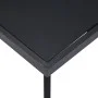 Black tempered glass dining table 200x100x75 cm by , Kitchen and dining tables - Ref: Foro24-281876, Price: 188,43 €, Discoun...