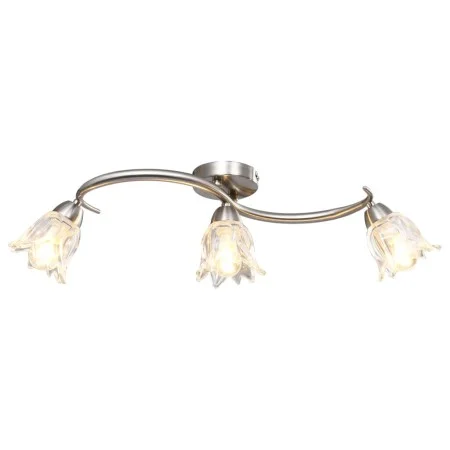Lámpara de techo con pantallas vidrio tulipán 3 bombillas E14 de , Apliques de techo - Ref: Foro24-289230, Precio: 49,40 €, D...