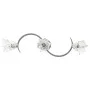 Ceiling lamp with tulip glass shades, 3 E14 bulbs. by , ceiling lights - Ref: Foro24-289230, Price: 49,71 €, Discount: %
