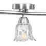 Deckenlampe mit Glaskuppelschirmen in Tulpenform für 3 Glühbirnen E14. von , Deckenleuchten - Ref: Foro24-289230, Preis: 50,2...