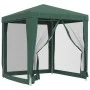 Party tent with 4 green HDPE mesh walls 2x2 m by , Tents and gazebos - Ref: Foro24-319218, Price: 76,28 €, Discount: %