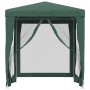 Partyzelt mit 4 grünen HDPE-Netzwänden 2x2 m. von , Zelte und Pavillons - Ref: Foro24-319218, Preis: 80,97 €, Rabatt: %
