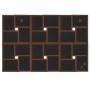 Brauner MDF-Collagerahmen für 24 Fotos im Format 10x15 cm. von , Bilderrahmen - Ref: Foro24-332786, Preis: 54,83 €, Rabatt: %