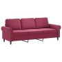 Sofagarnitur mit 4-teiligen Kissen aus bordeauxrotem Samt. von , Sofas - Ref: Foro24-3202204, Preis: 850,11 €, Rabatt: %