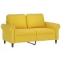 Set of sofas with 4 pieces of yellow velvet cushions by , Sofas - Ref: Foro24-3202206, Price: 762,23 €, Discount: %