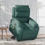 Elektrischer, verstellbarer, grüner Massagesessel aus dunklem Stoff. von , Sessel - Ref: Foro24-3205022, Preis: 345,27 €, Rab...