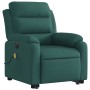 Elektrischer, verstellbarer, grüner Massagesessel aus dunklem Stoff. von , Sessel - Ref: Foro24-3205022, Preis: 345,27 €, Rab...