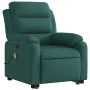Sillón masaje eléctrico reclinable elevable tela verde oscuro de , Sillones - Ref: Foro24-3205022, Precio: 390,07 €, Descuent...