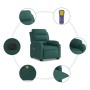 Elektrischer, verstellbarer, grüner Massagesessel aus dunklem Stoff. von , Sessel - Ref: Foro24-3205022, Preis: 345,27 €, Rab...