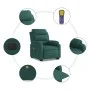 Sillón masaje eléctrico reclinable elevable tela verde oscuro de , Sillones - Ref: Foro24-3205022, Precio: 390,07 €, Descuent...