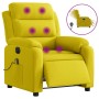 Elektrischer Massage-Fernsehsessel aus gelbem Samt von , Sessel - Ref: Foro24-3205088, Preis: 280,51 €, Rabatt: %