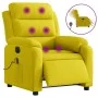 Yellow velvet electric massage recliner. by , Armchairs - Ref: Foro24-3205088, Price: 280,72 €, Discount: %