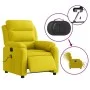 Elektrischer Massage-Fernsehsessel aus gelbem Samt von , Sessel - Ref: Foro24-3205088, Preis: 280,72 €, Rabatt: %