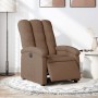 Sillón reclinable eléctrico de tela marrón de , Sillones - Ref: Foro24-3204072, Precio: 237,83 €
