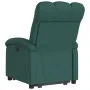Sillón reclinable elevable tela verde oscuro de , Sillones - Ref: Foro24-3204098, Precio: 274,96 €, Descuento: %
