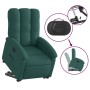 Verstellbarer Aufstehsessel aus dunkelgrünem Stoff von , Sessel - Ref: Foro24-3204098, Preis: 257,45 €, Rabatt: %