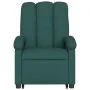 Sillón reclinable elevable tela verde oscuro de , Sillones - Ref: Foro24-3204098, Precio: 274,96 €, Descuento: %