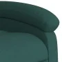 Sillón reclinable elevable tela verde oscuro de , Sillones - Ref: Foro24-3204098, Precio: 274,96 €, Descuento: %