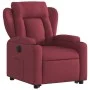 Electric reclining and lifting armchair in burgundy fabric by , Armchairs - Ref: Foro24-3204509, Price: 344,49 €, Discount: %