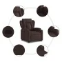 Sillón reclinable elevable tela marrón oscuro de , Sillones - Ref: Foro24-3204487, Precio: 317,56 €, Descuento: %
