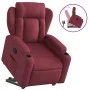 Reclining and elevating armchair in burgundy fabric by , Armchairs - Ref: Foro24-3204485, Price: 297,65 €, Discount: %
