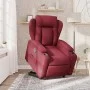 Reclining and elevating armchair in burgundy fabric by , Armchairs - Ref: Foro24-3204485, Price: 297,65 €, Discount: %