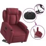 Reclining and elevating armchair in burgundy fabric by , Armchairs - Ref: Foro24-3204485, Price: 297,65 €, Discount: %