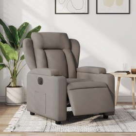 Electric reclining armchair in gray taupe fabric by , Armchairs - Ref: Foro24-3204466, Price: 289,98 €, Discount: %