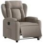 Electric reclining armchair in gray taupe fabric by , Armchairs - Ref: Foro24-3204466, Price: 295,08 €, Discount: %