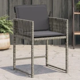 Gartensofas mit 4 Stück Kissen aus grauem synthetischem Rattan. von , Gartenstühle - Ref: Foro24-365019, Preis: 182,49 €, Rab...