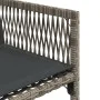 Garden armchairs with 4 synthetic rattan gray cushions by , Garden chairs - Ref: Foro24-365019, Price: 182,49 €, Discount: %