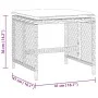 Gartenhocker mit Kissen 4 Stück PE-Rattan beige 41x41x36cm von , Hocker für den Außenbereich - Ref: Foro24-365052, Preis: 98,...