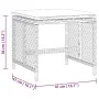 Gartenhocker mit Kissen 4 Stück PE-Rattan Grau 41x41x36 cm von , Hocker für den Außenbereich - Ref: Foro24-365050, Preis: 96,...