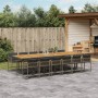 Garden dining set with 13-piece synthetic rattan cushions in gray. by , Garden sets - Ref: Foro24-3211490, Price: 808,30 €, D...