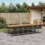Garden dining set with 13-piece synthetic rattan cushions in gray. by , Garden sets - Ref: Foro24-3211490, Price: 1,00 €, Dis...