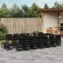 Garden furniture set 17 pieces with black synthetic rattan cushions by , Garden sets - Ref: Foro24-3211723, Price: 1,00 €, Di...